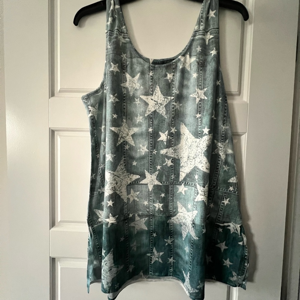 NWT Original Starry Denim Tank Top